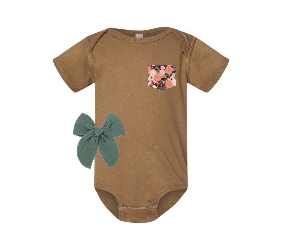 Baby/toddler Camel Maroon Rifle Paper Floral Co